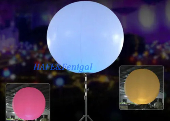 Advertising Inflatable RGB LED Light Balloon Wedding Party Stand Tripod