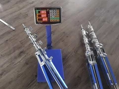 Trípode de luz LED ajustable de acero inoxidable de alta resistencia, telescópico