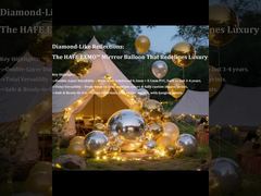 Balón de espejo inflable de PVC