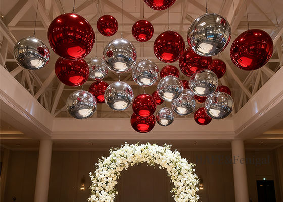 Inflatable Rainbow Mirror Ball Large And Dazzling Inflatable Mirror Ball Decoration