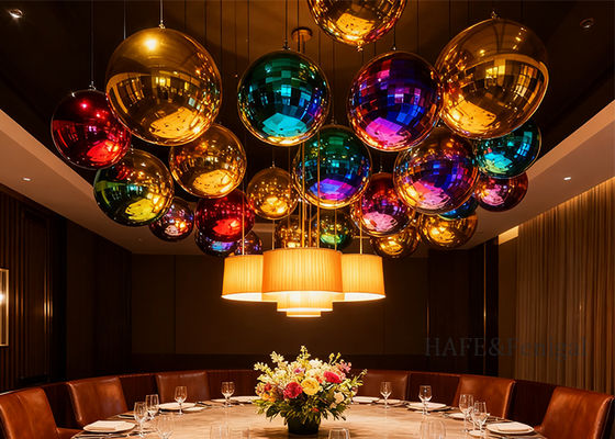 PVC Event Party Colorful Inflatable Mirror Balloons For Decoration