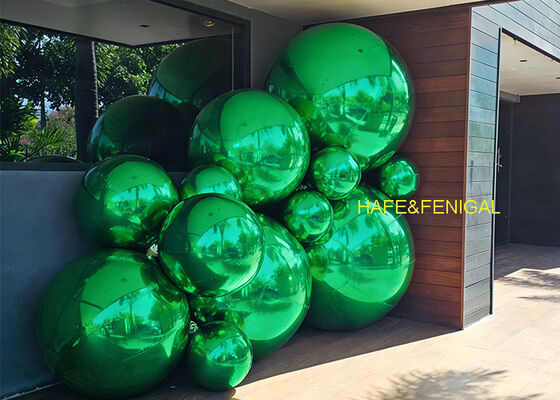 Inflatable Pvc Mirror Shiny Balls For Event Production And Rental Companies