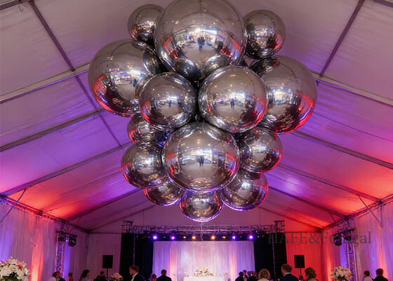 Giant Inflatable Mirror Ball For Christmas Parties Holidays And Wedding Decorations