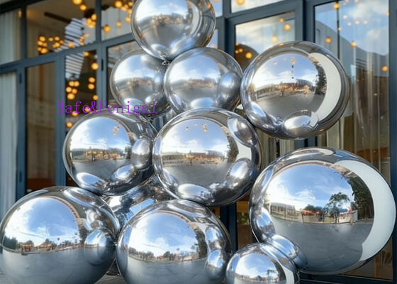 0.4m-6m Multi-Colors Inflatable Mirror Balloons with High-Gloss Reflective Finish