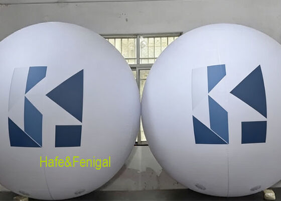 5m White Inflatable Advertising Balloon – Perfect for Brand Logo Printing