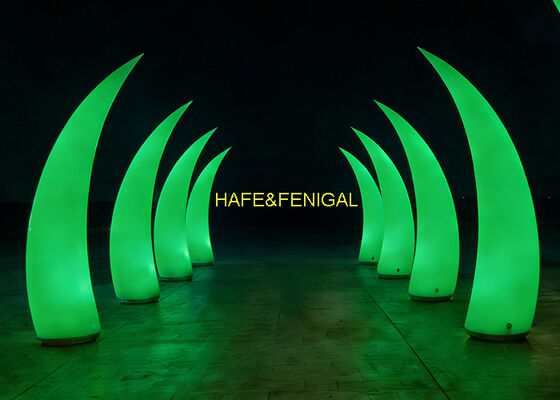 Horn-Shaped Inflatable LED Balloon Light Dynamic Lighting For Events & Brand Displays