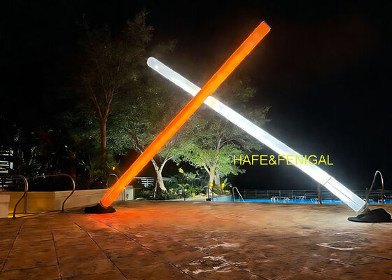 Bluetooth Or DMX Control Dual White Or RGBW Pixel LED Events Inflatable Tube Light