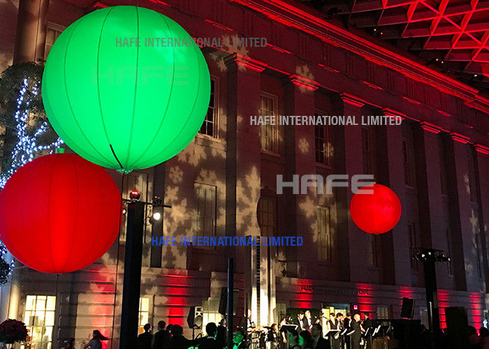 Esté en la luna la decoración de la noche de las luces del globo del helio del LED, ilumine los globos ligeros llevados 3M del partido