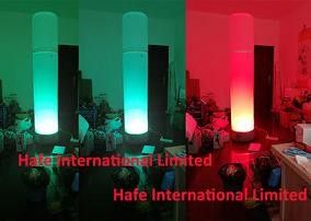 High Illuminate Inflatable LED Lamp Decoration Tower 200W RGB Colorful In Dance Party
