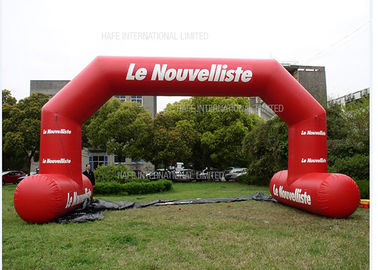 7 * el arco inflable de 4 M explota el logotipo del arco imprimió 2 lados en acontecimientos del maratón