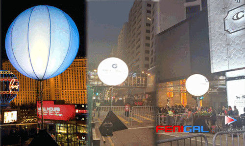 Los votos bajo las estrellas RGBW evento de luna iluminación globo hasta su boda