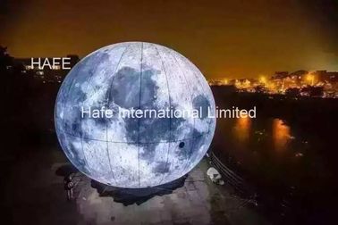 globo enorme para las decoraciones del día de fiesta del día nacional, luna del helio de 3M del otoño del globo del desfile mediados de
