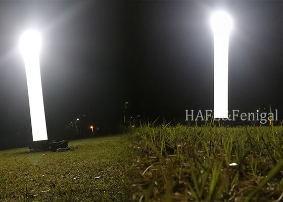 Inflatable Light Tower with 1100W Maximum Power Rapid Deployment and AC/DC Dual-Power for Construction and Events