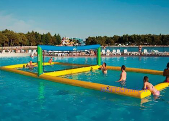 Inflatable Water Volleyball Court Frame Entertainment Toy Sea Amusement Park Customized