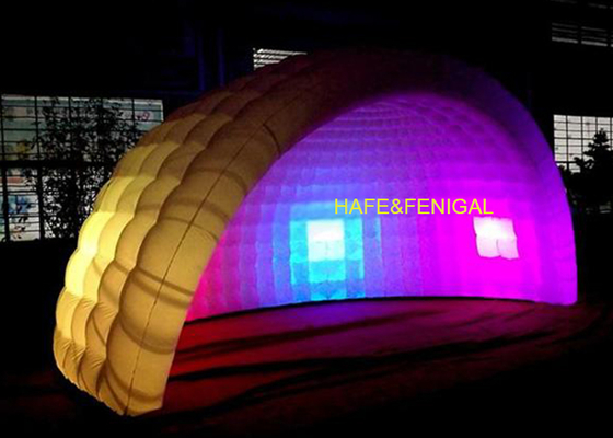 Tienda domo inflable de iluminación de 5 m de largo x 4,2 m de ancho x 2,5 m de alto para áreas de recepción de invitados