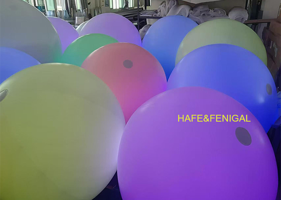 Luz de globo interactiva LED RGB de 4 pies con toque para cambiar de color, para lanzar en auditorios