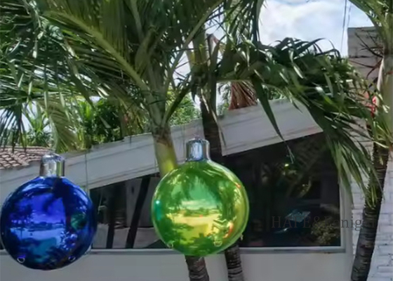 Bola de espejo gigante inflable Gran bola de espejo adecuada para la fiesta de Navidad Festival de bodas decoración del evento globo