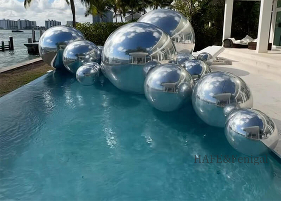 4ft 5ft 6ft Inflatable PVC Shiny Mirror Balloons For Luxury Wedding And Birthday Decorations