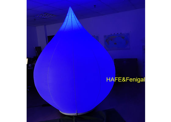2.3 Meters Tall Lotus Inflatable RGB LED Balloon Light For Exhibition Halls