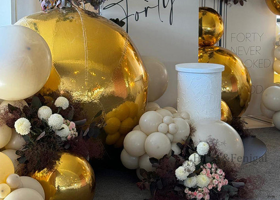 Globo Espejo Gigante Inflable para Decoración de Eventos, Bodas, Fiestas Navideñas