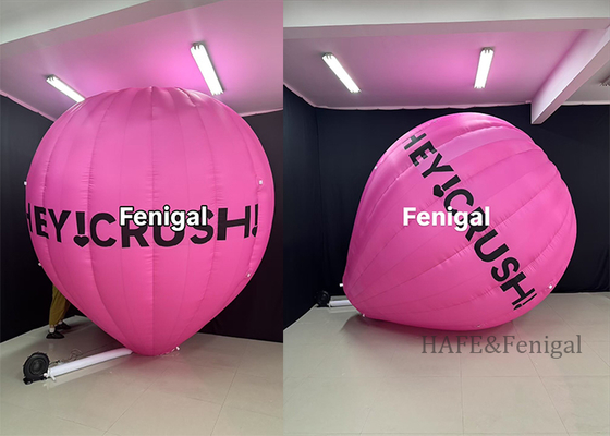 Globo publicitario con forma de globo aerostático personalizado de 3,5 m (12 pies) Inflado continuo