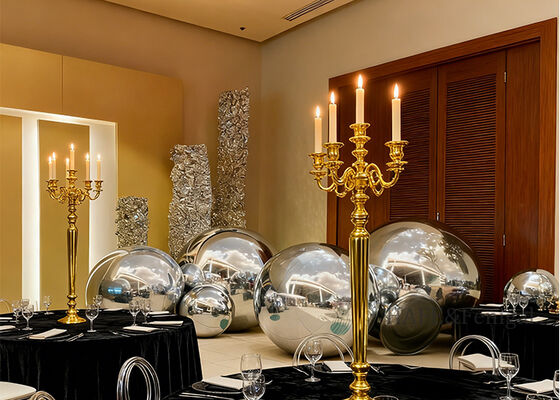 Globos de decoración inflables personalizados con espejo de PVC para eventos