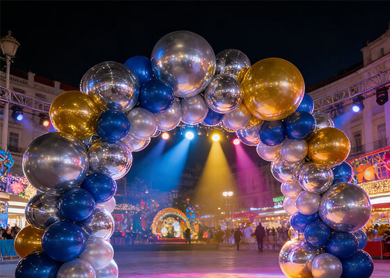 Balones de espejo inflables de PVC grandes adecuados para eventos Fiestas de escenario Publicidad y decoraciones de espectáculos