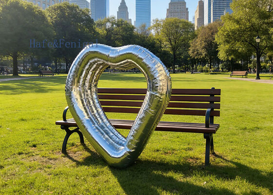 Customizable Inflatable Heart Shape Decoration with Logo for Stunning Visual Impact