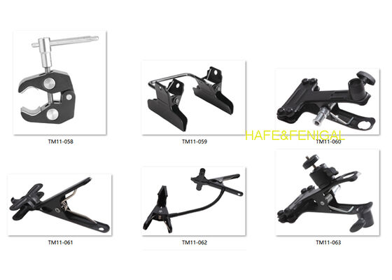 High-Strength Plastic Or Metal Versatile Clamps For Photography Gear Mounting