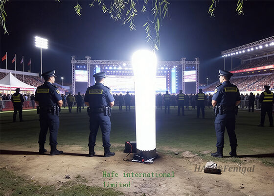 1000W Simple And Rapid   Inflatable Light Tower Pillars For A Large Area Illumination