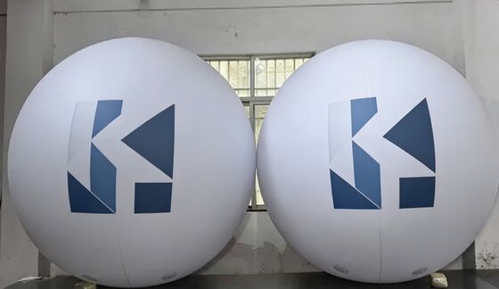 5m White Inflatable Advertising Balloon – Perfect for Brand Logo Printing