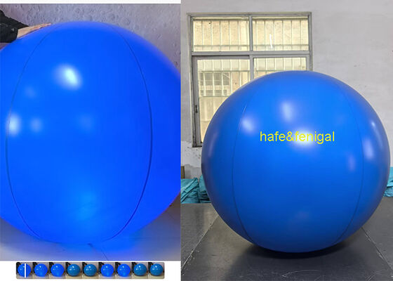 Self-Glow Inflatable Blue LED Balloons Custom Full Printing & Dual-Side Logo Available