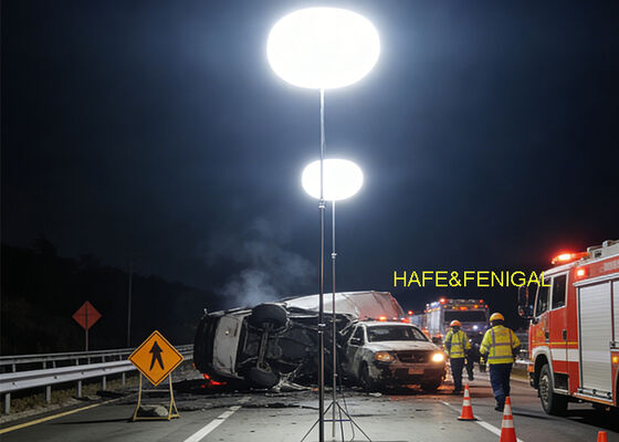 Certificado CE 480W 230VAC Luz de globo LED con trípode para sitios de construcción