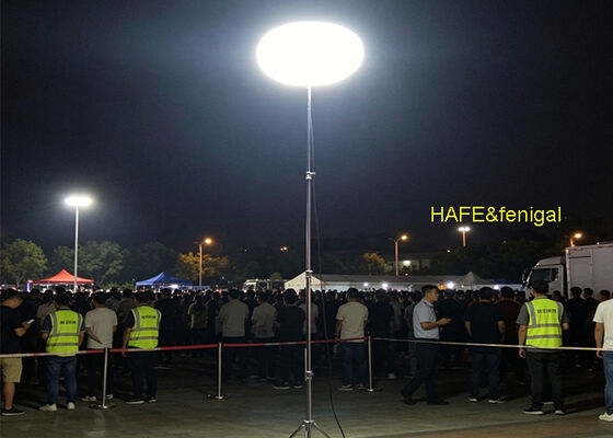 Iluminación de Globo LED Sun1200DAP: 1200W de Alta Potencia, 180,000 Lúmenes, Control DMX para Rescate de Emergencia