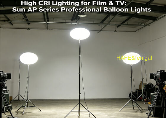 Luz de globo CRI alto con temperatura de color ajustable para cine y televisión