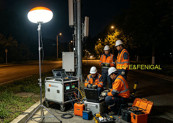 Luz LED Portátil Tipo Globo SUN LED80SP con Iluminación Antideslumbrante de 80W y Compatibilidad de Alimentación AC/DC para Trabajo Móvil
