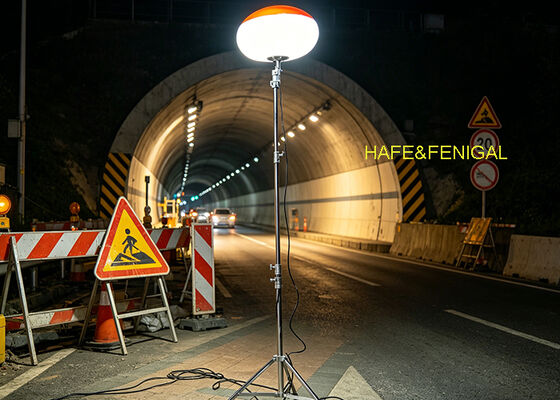 Sun LED400SP: Luz LED tipo globo de alta potencia de 400W con doble alimentación AC/DC y protección IP65 para despliegue profesional en campo