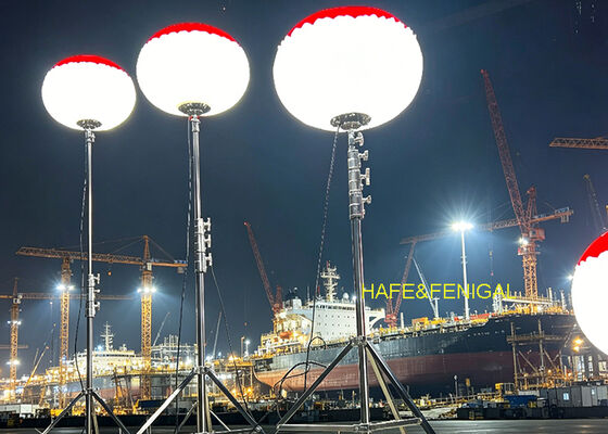Sistema de iluminación de globos de 5 niveles de Sun Global con un rango de potencia de 400W-1000W para iluminación de emergencia en caso de desastre
