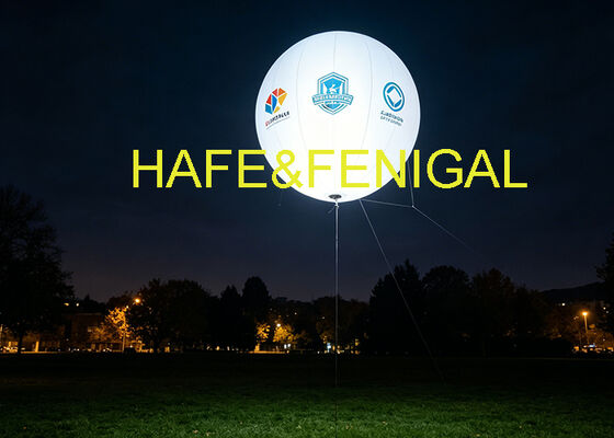 Iluminación esférica LED de la serie Moon SP de 400W con envolvente de PVC personalizable y capacidad de helio flotante