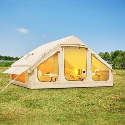 Tienda de aire inflada duradera con alta resistencia al viento, fácil de instalar y diseño portátil para eventos al aire libre