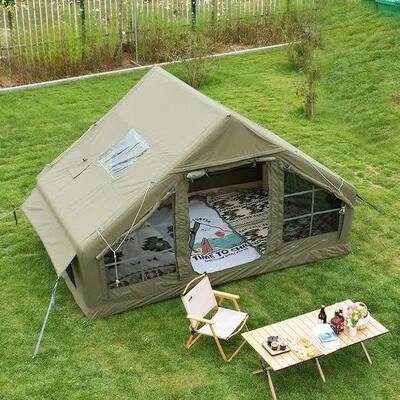 Tienda de aire inflable refugio portátil ligero ideal para eventos al aire libre acampar emergencias y alojamiento temporal