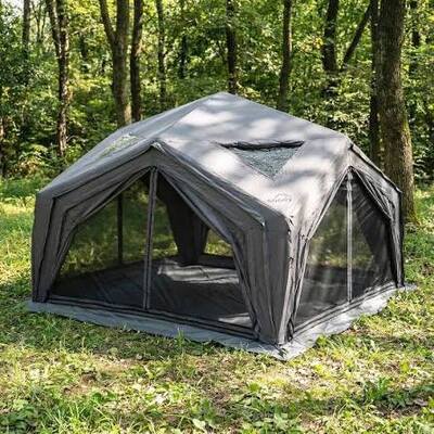 Tienda de campaña inflable portátil impermeable ideal para camping al aire libre, festivales, emergencias y alojamiento temporal