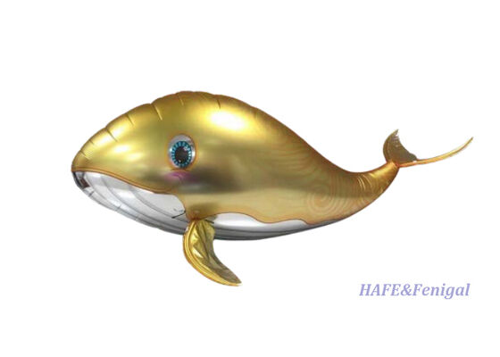 Ballena Voladora de Control Remoto Personalizada, Dirigible de Helio con Control de Vuelo Giro-Estabilizado y Película de Aluminio PP + PA Ligera