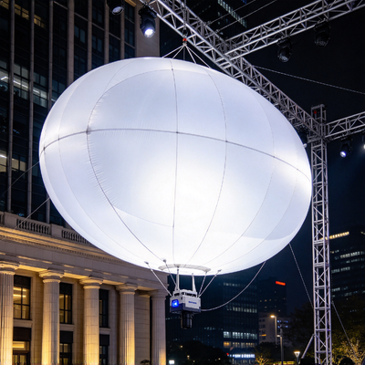 Luz de globo LED de película elíptica regulable de 4,8 kW para iluminación arquitectónica